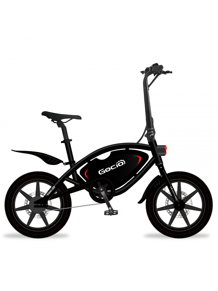 Gocio Electric Bike 14" Ebike, Adults Electric Bicycle Fat Tire E Bicycle