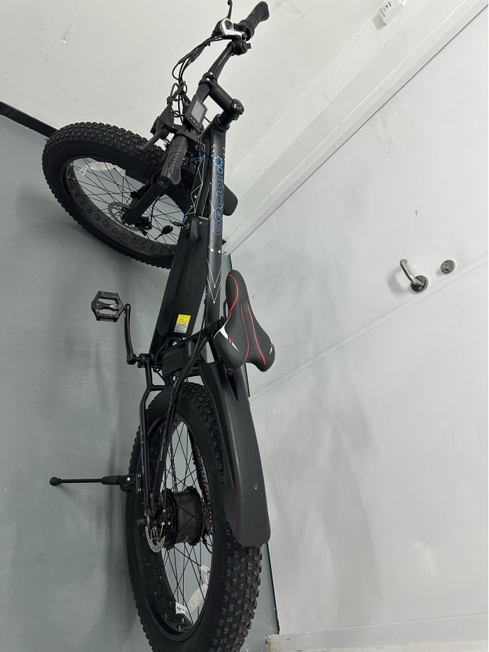 Gocio 26" × 4.0" Fat Tire Electric Bike, 48V 500W Electric Bicycles Snow Ebike 13Ah Removable Battery, 19Mph/ 50Miles, 7-Speed Gear, Adults E Bike Electric Snow Beach Mountain Bike