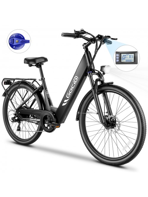 Gocio Peak 750W Electric Commuter Bike for Adults,...