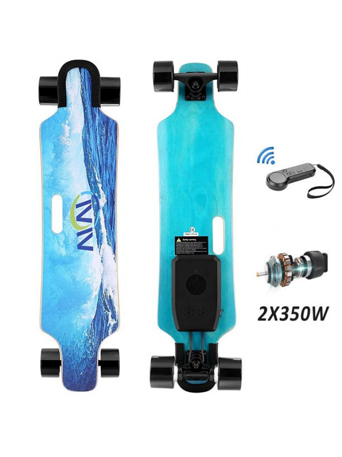 Vivi 36" 700W Dual HubMotor Electric Skateboard with