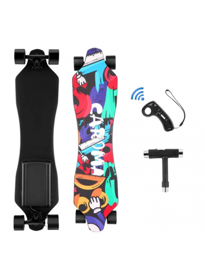 CAROMA 38'' Electric Skateboard with Remote 70mm Hub Motor